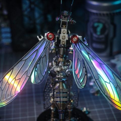  Mô hình 3D DIY kim loại Robot Bee Man - Đồ Chơi Thời Thượng Phong Cách Cyberpunk 