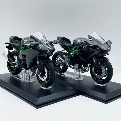  Mô Hình Xe Kawasaki Ninja H2R Tỉ Lệ 1:6 – Đề Nổ, Phun Khói, Có Đèn LED 