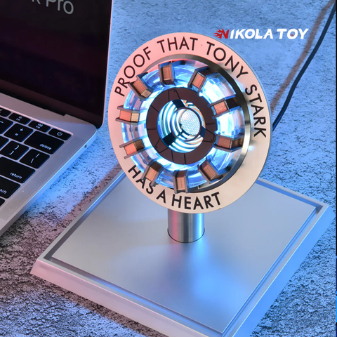  Lò phản ứng hồ quang Ark Reactor của Iron Man NIKOLATOY - Đèn LED, Cảm biến rung, Bay lơ lửng 