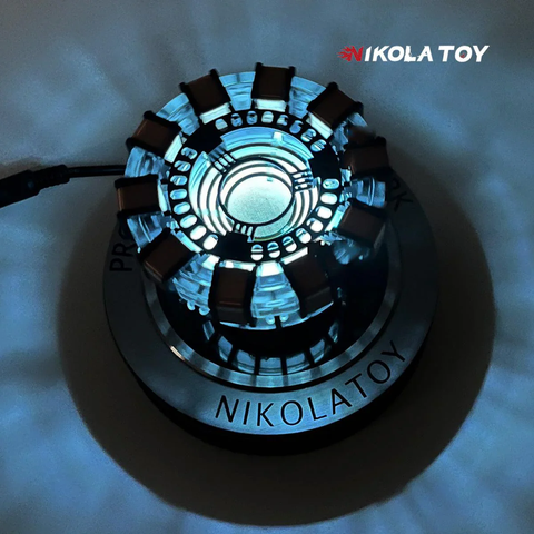  Lò phản ứng hồ quang Ark Reactor của Iron Man NIKOLATOY - Đèn LED, Cảm biến rung, Bay lơ lửng 