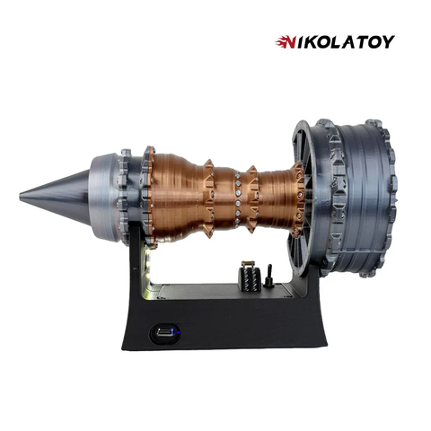  Mô Hình Động Cơ Turbofan TR900 NIKOLATOY – Phiên Bản Flagship 