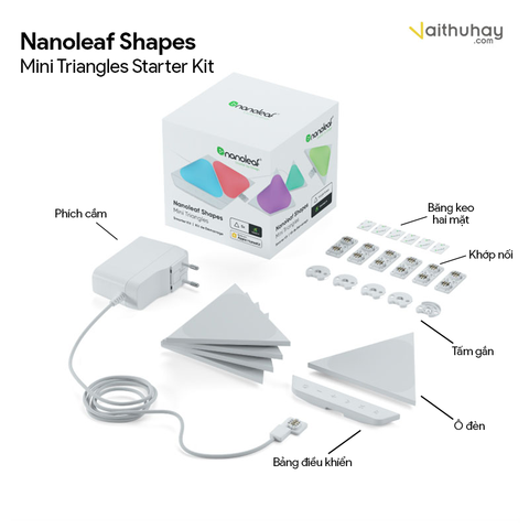  Đèn Cảm Biến Thông Minh Nanoleaf Shape 