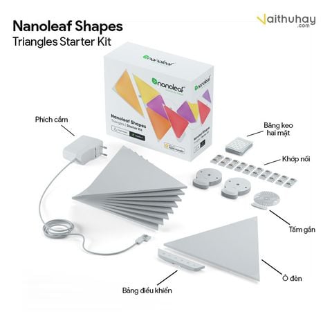  Đèn Cảm Biến Thông Minh Nanoleaf Shape 