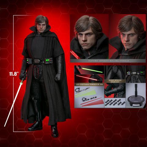  Mô hình 3D DIY HOTTOYS Star War Luke Skywalker (Dark Empire) CMS019 