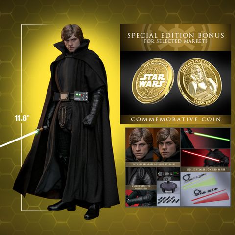  Mô hình 3D DIY HOTTOYS Star War Luke Skywalker (Dark Empire) CMS019 