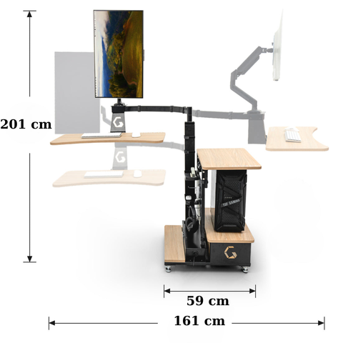  INGREM Floating Table – Bàn Đa Năng Hiện Đại, Tiết Kiệm Không Gian, Linh Hoạt Làm Việc & Giải Trí 
