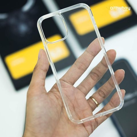  Ốp Lưng MIPOW Tempered Glass Iphone 12 (Transparent) 