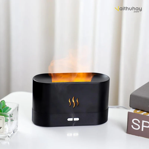  Máy khuyếch tán tinh dầu tạo ẩm hiệu ứng ngọn lửa 3D iFlame 