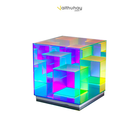  Đèn Trang Trí RGB Hiệu Ứng Pha Lê NID Crystal Light - Rubik Cube 