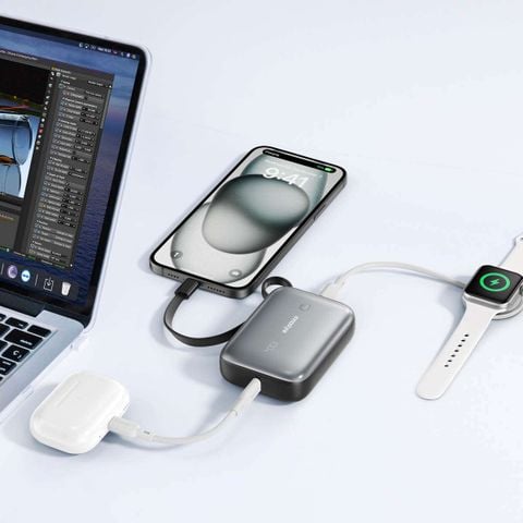  Sạc Dự Phòng Innostyle PowerMini II 10,000mAh LED - Tích Hợp Cáp USB-C IP22G2 