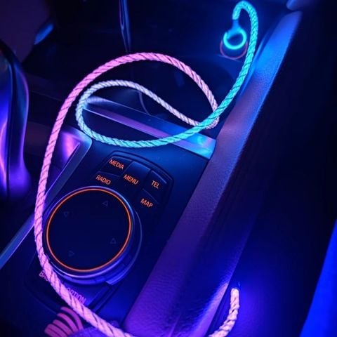  Cáp dữ liệu USB Type-C phát sáng RGB Streaming 60W sạc siêu nhanh 
