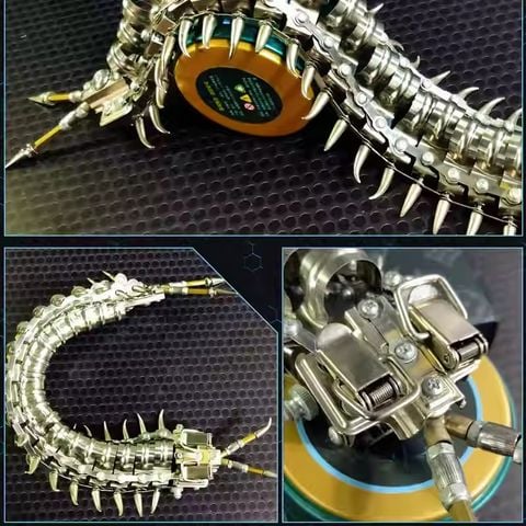  Mô Hình Ghép 3D DIY Thủ Công Tinh Xảo Kim Loại Rết Cơ Khí 