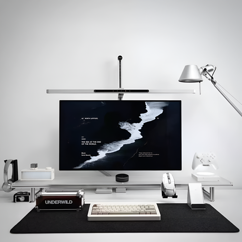  Kệ đỡ màn hình 9SPACE Modular Display Stand dạng, Khung nâng cao bằng nhôm Acrylic, Giá đỡ kim loại bền bỉ 