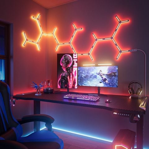  Đèn NID Gaming Y White Lights RGB - Sáng Tạo Không Gian Chơi Game Cực Chất 