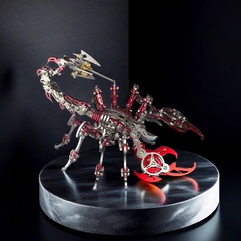  Bộ Mô Hình Steampunk 3D Kim Loại DIY Tự Lắp Ráp Bọ Cạp Kim Loại 