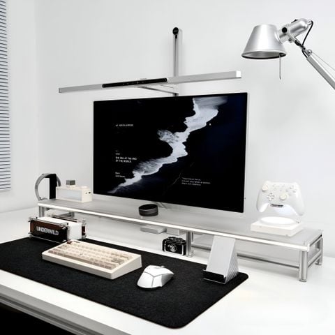  Kệ đỡ màn hình 9SPACE Modular Display Stand dạng, Khung nâng cao bằng nhôm Acrylic, Giá đỡ kim loại bền bỉ 