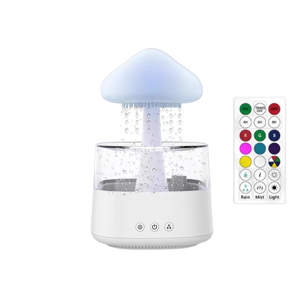 Humidificador Nube Lluvia Parlante Led: Crea un Oasis de Tranquilidad - Humidificador Nube Lluvia Parlante Led