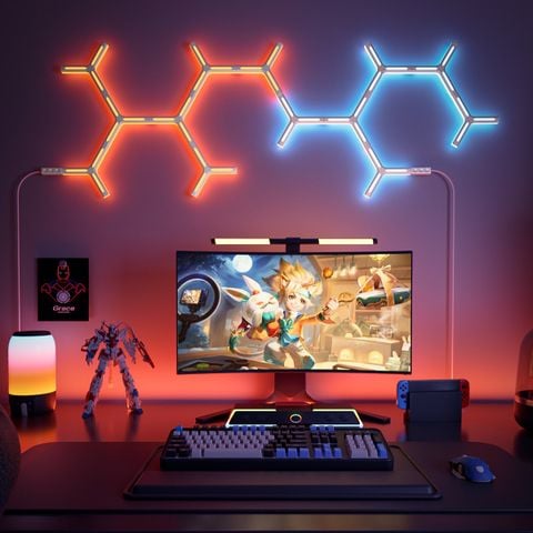  Đèn NID Gaming Y White Lights RGB - Sáng Tạo Không Gian Chơi Game Cực Chất 