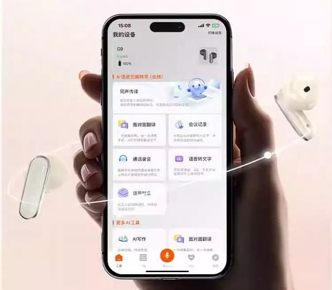  Tai Nghe Bluetooth TWS DROB G9 - Màn Hình Cảm Ứng & Pin 400mAh 48 Giờ 