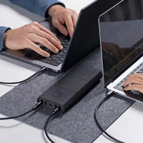  Omni 30C+ Pin Sạc Dự Phòng 25600 mAh, Công Suất 100W Cho Laptop và Điện Thoại 