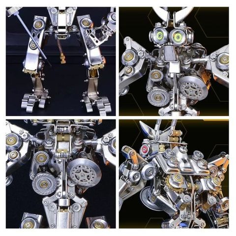  Mô Hình Lắp Ghép Kim Loại 3D DIY Tự Làm Robot Biến Hình Tôn Ngộ Không 