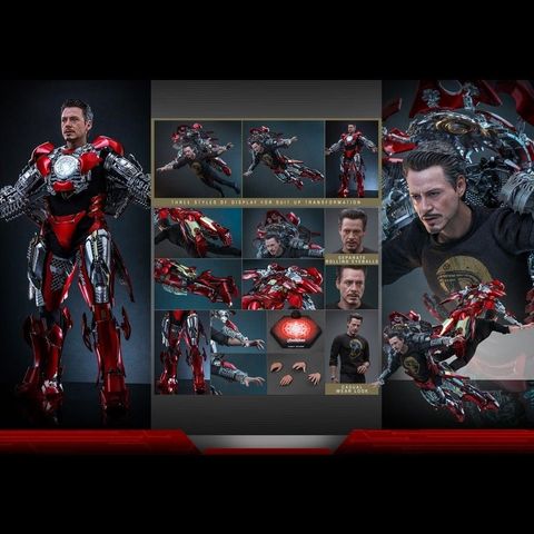  Mô hình sưu tầm 3D DIY tỉ lệ 1/6 Tony Stark (Phiên bản Mark VII Suit up) 