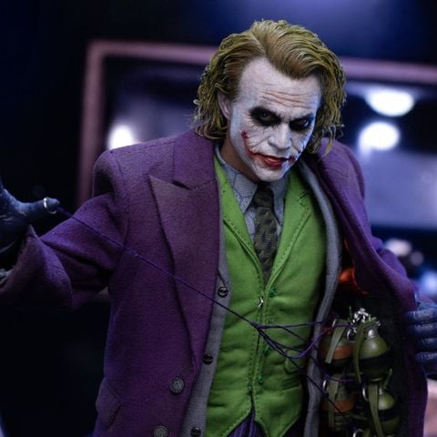  Mô Hình 3D DIY Hot Toys Tỷ Lệ 1/6 The Dark Knight Trilogy The Joker DX33AE 