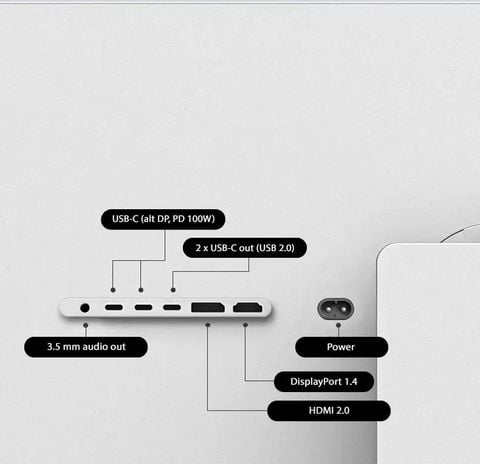  Màn hình cao cấp Kuycon P40K với độ phân giải 5K | 120Hz | 40inch | Ngàm VESA 