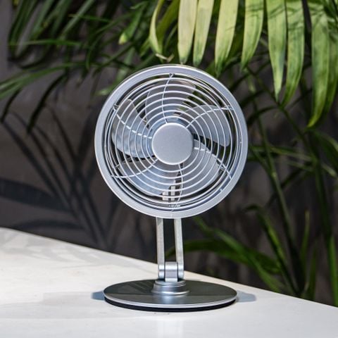  QUẠT ĐỂ BÀN MINI MROS | XOAY 360° | TIẾT KIỆM ĐIỆN | HẠN CHẾ TIẾNG ỒN| KIM LOẠI CAO CẤP 