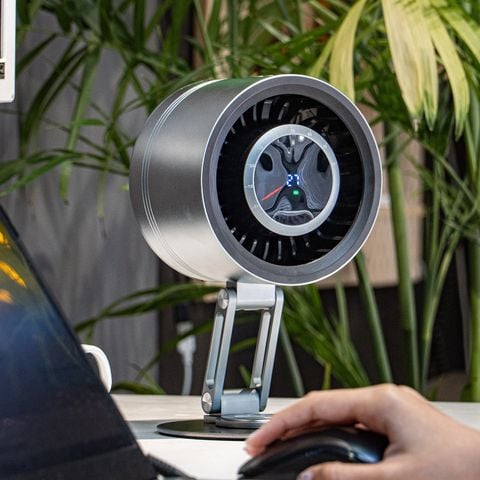  QUẠT ĐỂ BÀN MINI MROS | XOAY 360° | TIẾT KIỆM ĐIỆN | HẠN CHẾ TIẾNG ỒN| KIM LOẠI CAO CẤP 