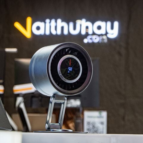  QUẠT ĐỂ BÀN MINI MROS | XOAY 360° | TIẾT KIỆM ĐIỆN | HẠN CHẾ TIẾNG ỒN| KIM LOẠI CAO CẤP 