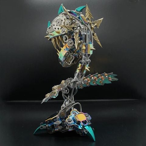  Mô Hình Kim Loại 3D DIY Hoa Ăn Thịt - Phong Cách Steampunk Ấn Tượng 