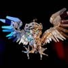  Mô hình ghép Cú Đêm 3D DIY Steampunk Kim Loại 