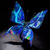  Mô hình 3D DIY Steampunk Bươm bướm ảo ảnh kim loại đầy màu sắc 