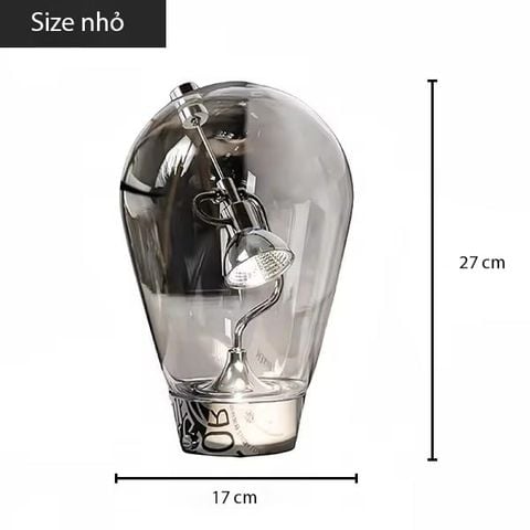  Đèn bàn LED thủy tinh thổi điều chỉnh bằng nam châm - Điểm 10 cho sự thanh lịch và hiện đại 