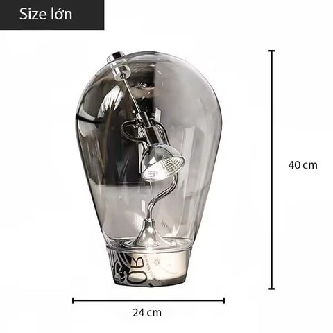  Đèn bàn LED thủy tinh thổi điều chỉnh bằng nam châm - Điểm 10 cho sự thanh lịch và hiện đại 