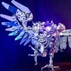  Mô hình ghép Cú Đêm 3D DIY Steampunk Kim Loại 