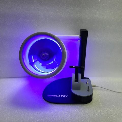  Thiết bị tạo độ ẩm không khí tích hợp quạt để bàn NIKOLATOY - Thiết kế theo mô hình quạt động cơ máy bay 