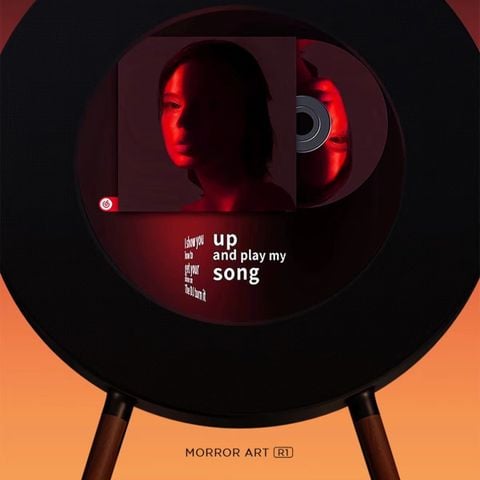  Loa Morningblues Record R1 - Đầu đĩa Bluetooth cao cấp Bluetooth 5.0 AG Màn hình HD To HIFI trữ tình 