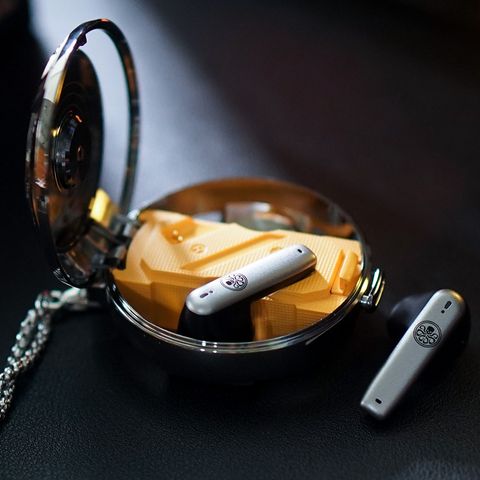  Tai Nghe True Wireless New Hydra - Bluetooth 5.3, Chống Ồn Thông Minh, Thiết Kế Retro Đồng Hồ Bỏ Túi, Hợp Kim Kẽm CNC, Chống Nước IPX5 