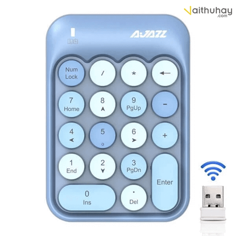  Bàn phím số không dây Ajazz AK18 - Wireless Numeric Keypad Ajazz AK18 