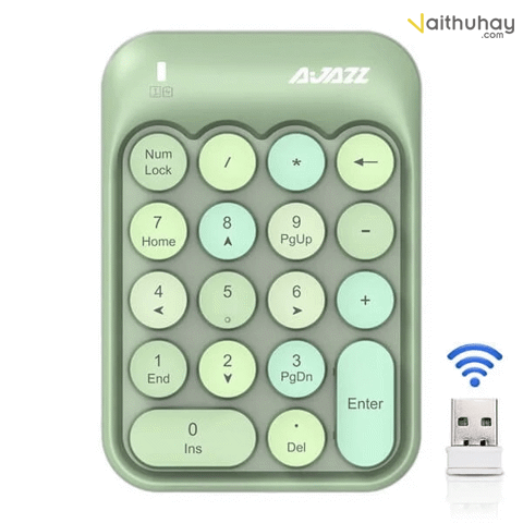  Bàn phím số không dây Ajazz AK18 - Wireless Numeric Keypad Ajazz AK18 