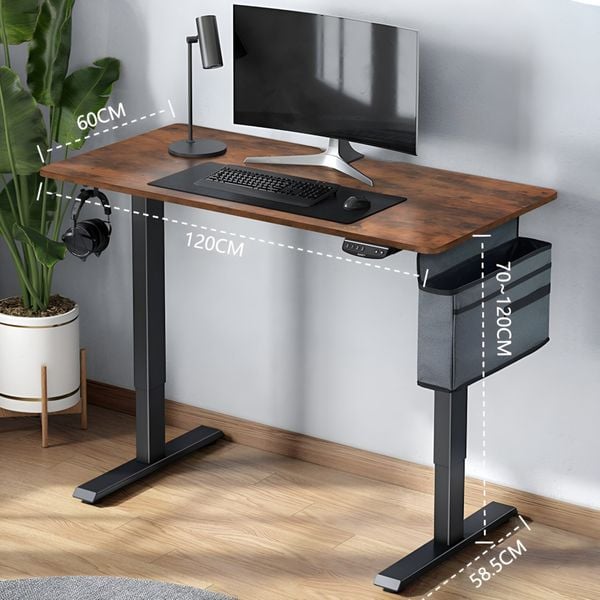 Bàn nâng hạ decor góc làm việc