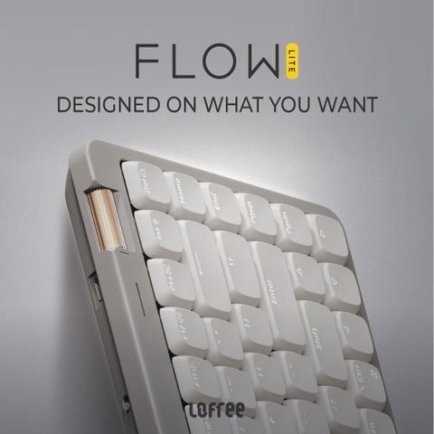  Bàn phím cơ Lofree Flow Lite - Trải nghiệm lướt phím nhẹ tênh 