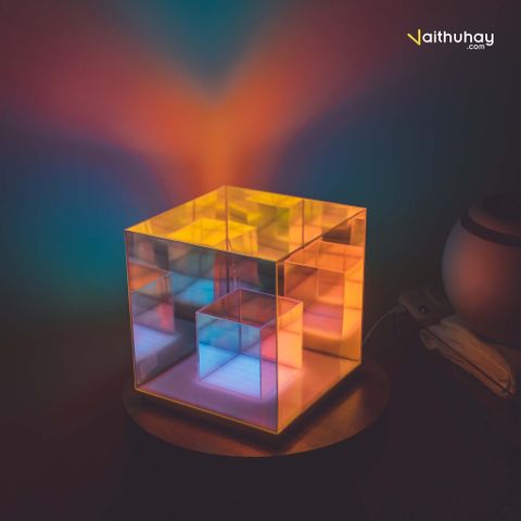  Đèn Trang Trí RGB Hiệu Ứng Pha Lê NID Crystal Light - Rubik Cube 