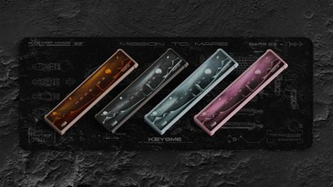  Phụ kiện Keysme Mars 03  Deskpad, Wrist-rest, Keycaps chính hãng 
