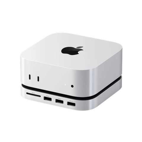  Đế Kiêm Hub Chuyển Đổi Satechi 5in1 Cho Mac Mini M4 – Mở Rộng Kết Nối & Tích Hợp Khe SSD 4TB 