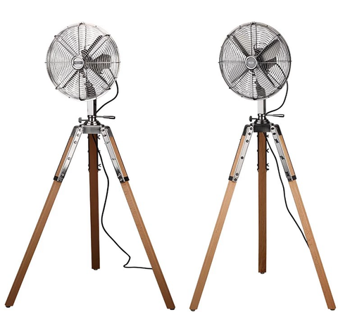  Quạt Cây Retro Imasu Tripod 3 Chân Gỗ – Thiết Kế Hoài Cổ, Hoạt Động Êm Ái, Điều Chỉnh Độ Cao 