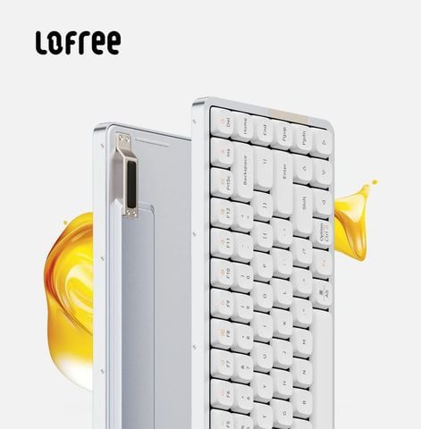  Bàn phím cơ Lofree Flow- Kailh full pom switch đầu tiên và duy nhất 