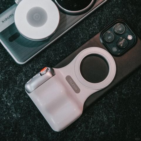  TELESIN Tay Cầm Chụp Ảnh Từ Tính Cho Điện Thoại Kèm Remote -  Chụp Ảnh Chuyên Nghiệp 360° 